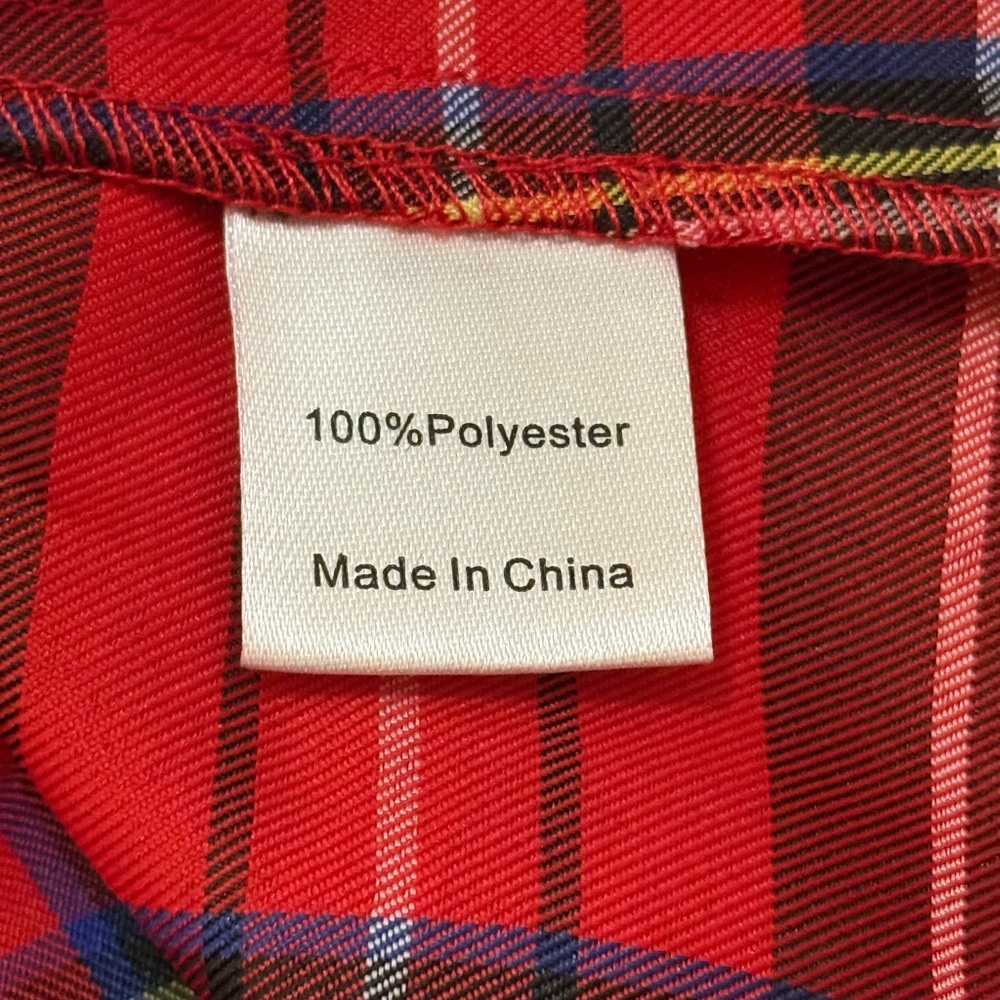 Tuckernuck NWT Royal Stewart Tartan Faye blouse women’s size XXL - Picture 7 of 8